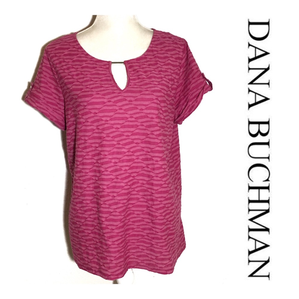 Dana Buchman Textured T-shirt